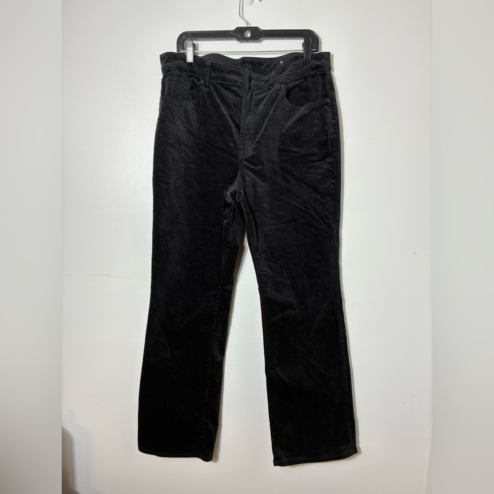 Chicos Valor pants 2.5(US 14)‎ Black Straight Leg Mid Rise